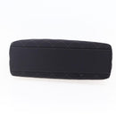 CHANEL Matelasse Chain Shoulder Bag Nylon Black Gold CC Auth 145886-5