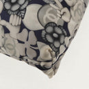 CHANEL COCO Mark Tote Bag Nylon Navy Gray CC Auth 145888A-17