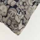 CHANEL COCO Mark Tote Bag Nylon Navy Gray CC Auth 145888A-9