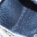 CHANEL COCO Mark Tote Bag Nylon Navy Gray CC Auth 145888A-10