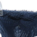 CHANEL COCO Mark Tote Bag Nylon Navy Gray CC Auth 145888A-20