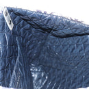 CHANEL COCO Mark Tote Bag Nylon Navy Gray CC Auth 145888A-21