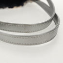 CHANEL COCO Mark Tote Bag Nylon Navy Gray CC Auth 145888A-8