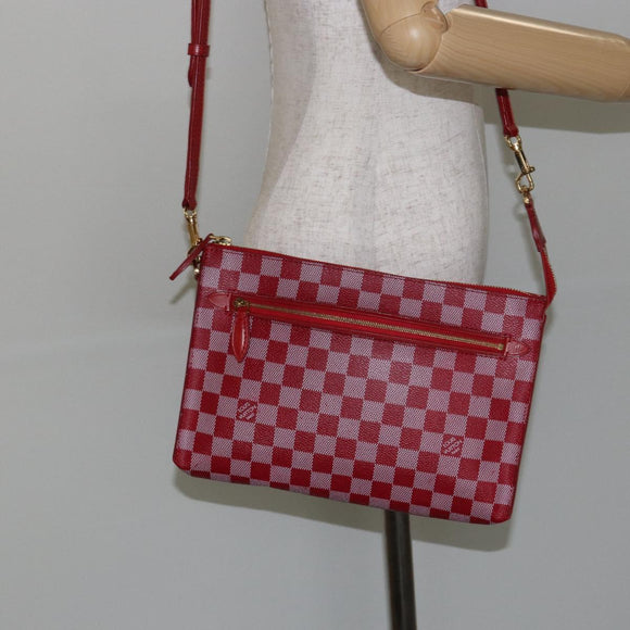 LOUIS VUITTON Damier Color Module Clutch Bag Car Mine N41306 LV Auth 145890
