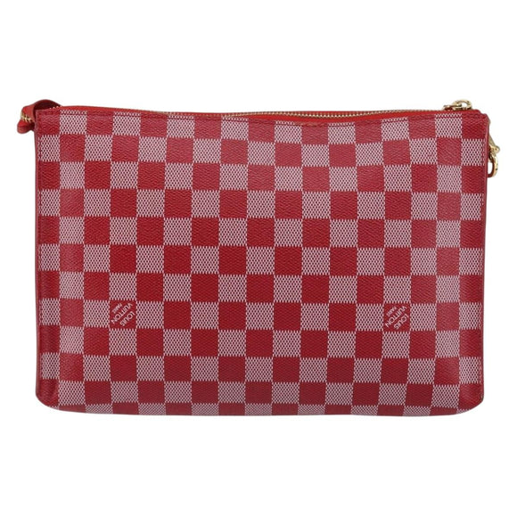 LOUIS VUITTON Damier Color Module Clutch Bag Car Mine N41306 LV Auth 145890
