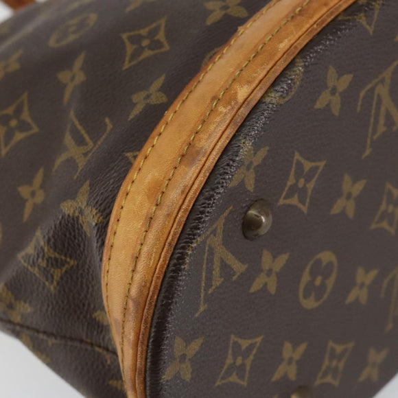 LOUIS VUITTON Monogram Bucket PM Shoulder Bag Vintage M42238 LV Auth 145902