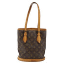 LOUIS VUITTON Monogram Bucket PM Shoulder Bag Vintage M42238 LV Auth 145902-2