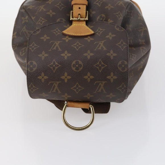 LOUIS VUITTON Monogram Montsouris GM Backpack M51135 LV Auth 145906