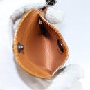 Salvatore Ferragamo Gancini Shoulder Bag Suede Beige Silver Auth 145909-21