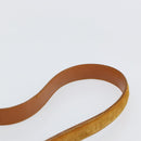 Salvatore Ferragamo Gancini Shoulder Bag Suede Beige Silver Auth 145909-8