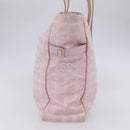 CHANEL New Travel line Tote Bag Nylon Pink Gold CC Auth 145910-3