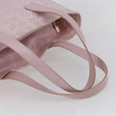 CHANEL New Travel line Tote Bag Nylon Pink Gold CC Auth 145910-7