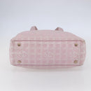 CHANEL New Travel line Tote Bag Nylon Pink Gold CC Auth 145910-5