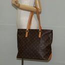 LOUIS VUITTON Monogram Cabas Mezzo Tote Bag M51151 LV Auth 145913V-24