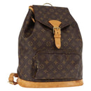LOUIS VUITTON Monogram Montsouris GM Backpack M51135 LV Auth 145916A-1
