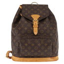 LOUIS VUITTON Monogram Montsouris GM Backpack M51135 LV Auth 145916A-13