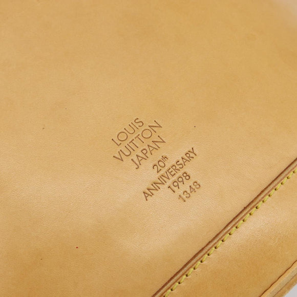 LOUIS VUITTON Nomad Male Ventiem Bag 20th Anniversary Beige M99070 Auth 145921