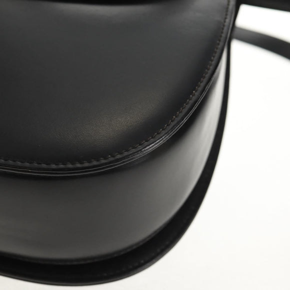 GUCCI Bambus Handtasche Leder 2-Wege Schwarz Gold 000 46 0063 Auth 145923V