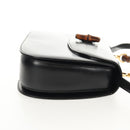 GUCCI Bamboo Hand Bag Leather 2way Black Gold 000 46 0063 Auth 145923A-4