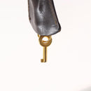 FENDI Zucca Canvas Hand Bag Black Brown gold Auth 145924-11