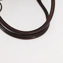 FENDI Zucca Canvas Hand Bag Black Brown gold Auth 145924-7