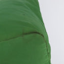 PRADA Hand Bag Nylon Green Gold Auth 145926-16