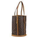 LOUIS VUITTON Monogram Bucket GM Shoulder Bag M42236 LV Auth 145929-1