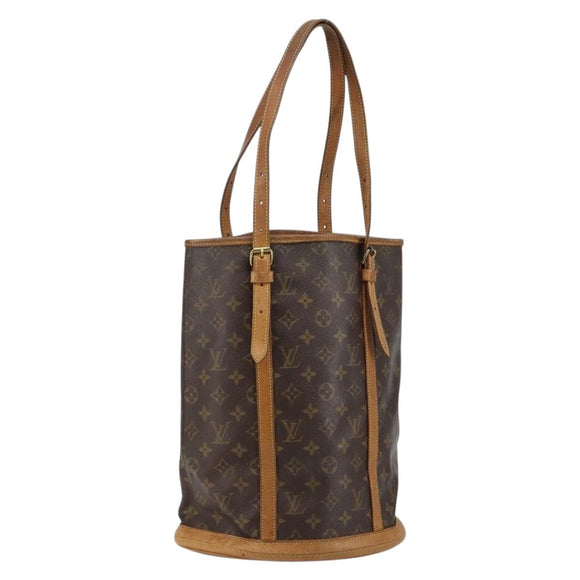 LOUIS VUITTON Monogram Bucket GM Shoulder Bag M42236 LV Auth 145929
