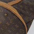 LOUIS VUITTON Monogram Bucket GM Shoulder Bag M42236 LV Auth 145929-14