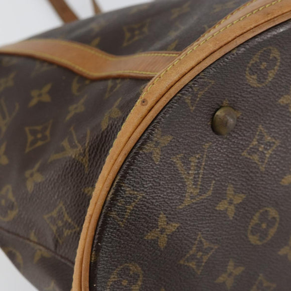 LOUIS VUITTON Monogram Bucket GM Shoulder Bag M42236 LV Auth 145929