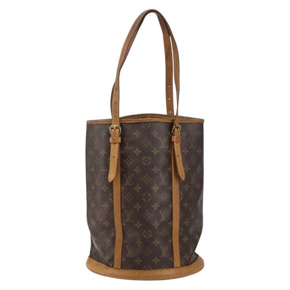 LOUIS VUITTON Monogram Bucket GM Shoulder Bag M42236 LV Auth 145929
