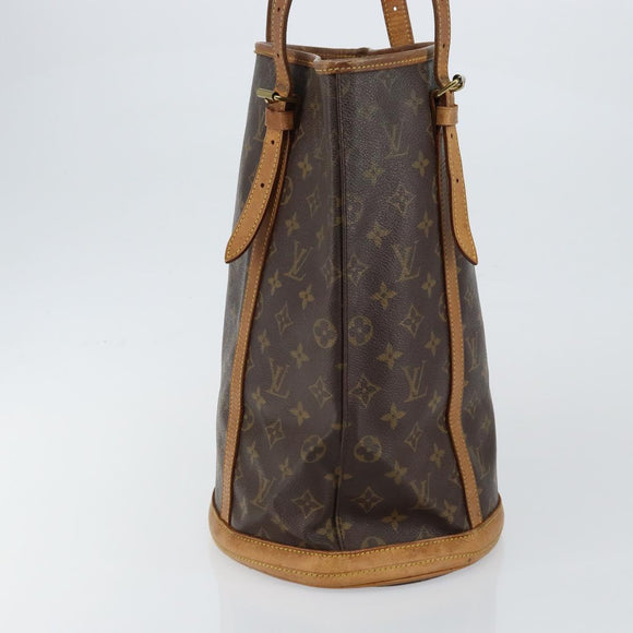 LOUIS VUITTON Monogram Bucket GM Shoulder Bag M42236 LV Auth 145929