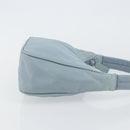 PRADA Hand Bag Nylon Light Blue Silver Auth 145937-3