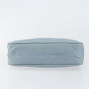 PRADA Hand Bag Nylon Light Blue Silver Auth 145937-5