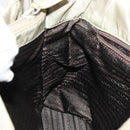 PRADA Tote Bag Nylon Beige Silver Auth 145938-19