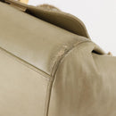 CHANEL Choco Bar Chain Shoulder Bag Leather Gold CC Auth 145942-8