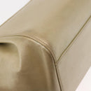 CHANEL Choco Bar Chain Shoulder Bag Leather Gold CC Auth 145942-16