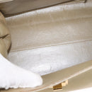 CHANEL Choco Bar Chain Shoulder Bag Leather Gold CC Auth 145942-11