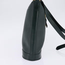 Christian Dior Trotter Canvas Shoulder Bag Green Gold Auth 145943-3