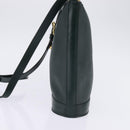 Christian Dior Trotter Canvas Shoulder Bag Green Gold Auth 145943-4