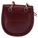 GUCCI Shoulder Bag Leather Red Auth 145949-2