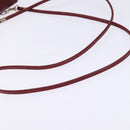 GUCCI Shoulder Bag Leather Red Auth 145949-7