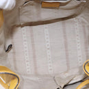 GUCCI Diamante Shoulder Bag Leather Yellow Gold 354229 Auth 145951-10
