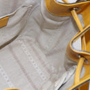 GUCCI Diamante Shoulder Bag Leather Yellow Gold 354229 Auth 145951-19