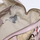 GUCCI GG Canvas Boston Bag 2way Beige Gold 269876 Auth 145953-20