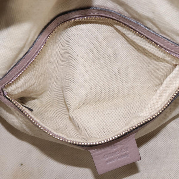 GUCCI GG Canvas Boston Bag 2way Beige Gold 269876 Auth 145953