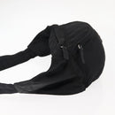 PRADA Waist bag Nylon Black Silver Auth 145954-4