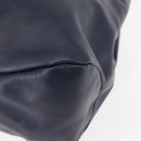 Salvatore Ferragamo Vala Tote Bag Leather Navy Gold Auth 145957-14