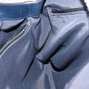 Salvatore Ferragamo Vala Tote Bag Leather Navy Gold Auth 145957-19