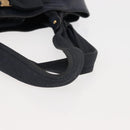 Salvatore Ferragamo Vala Tote Bag Leather Navy Gold Auth 145957-7